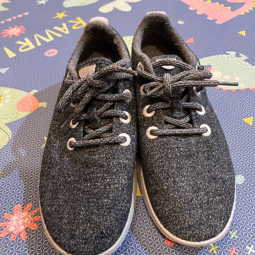 Allbirds grey wool shoes